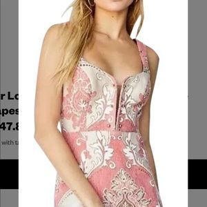 For Love and Lemons Brocade Tapestry dress M